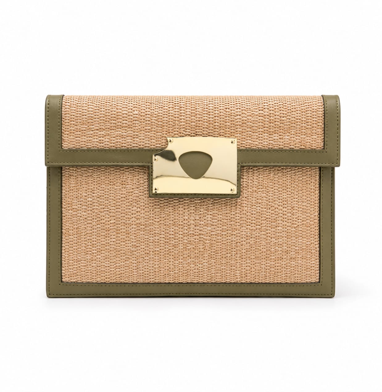 Aisha clutch Raffia