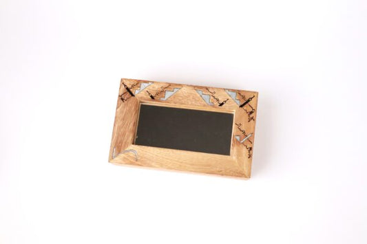 SMALL WOODEN MIRROR BOX