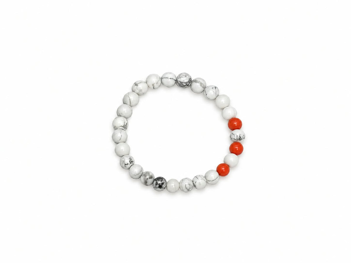BRACELET STONE  Howlite.