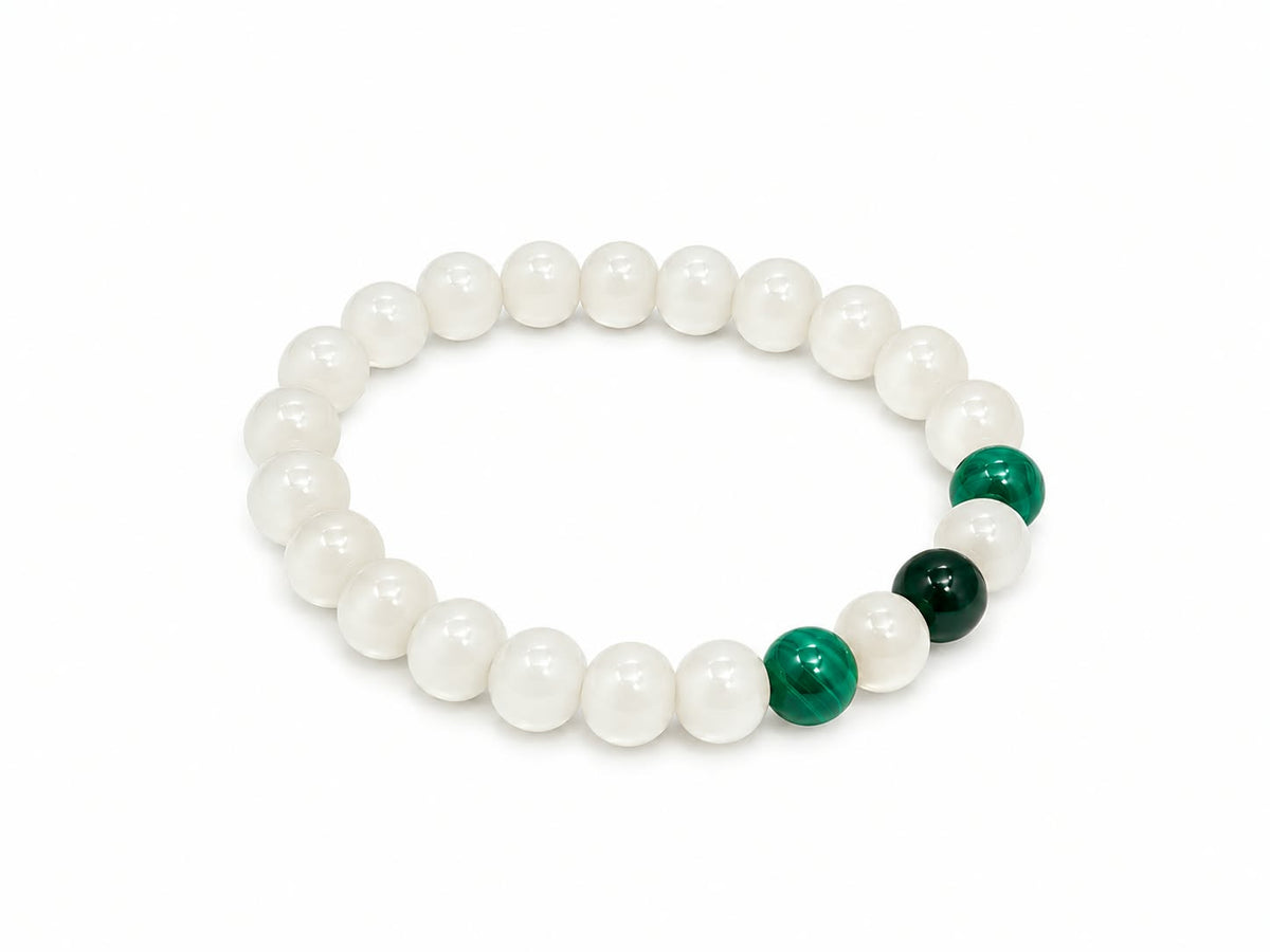 bracelet Malachite stone