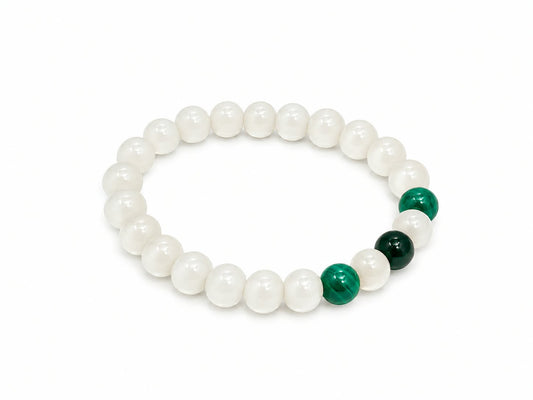 bracelet Malachite stone
