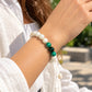 bracelet Malachite stone