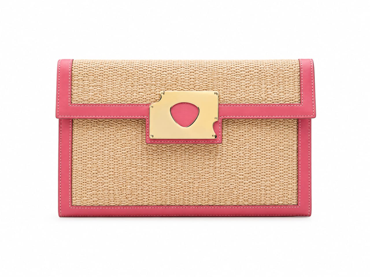 Aisha clutch Raffia