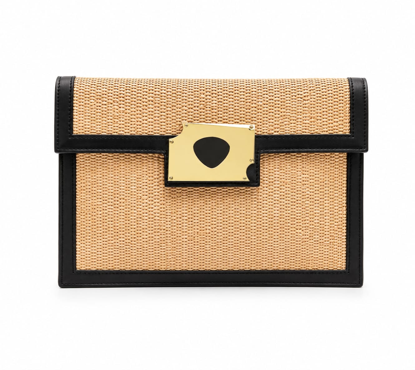 Aisha clutch Raffia