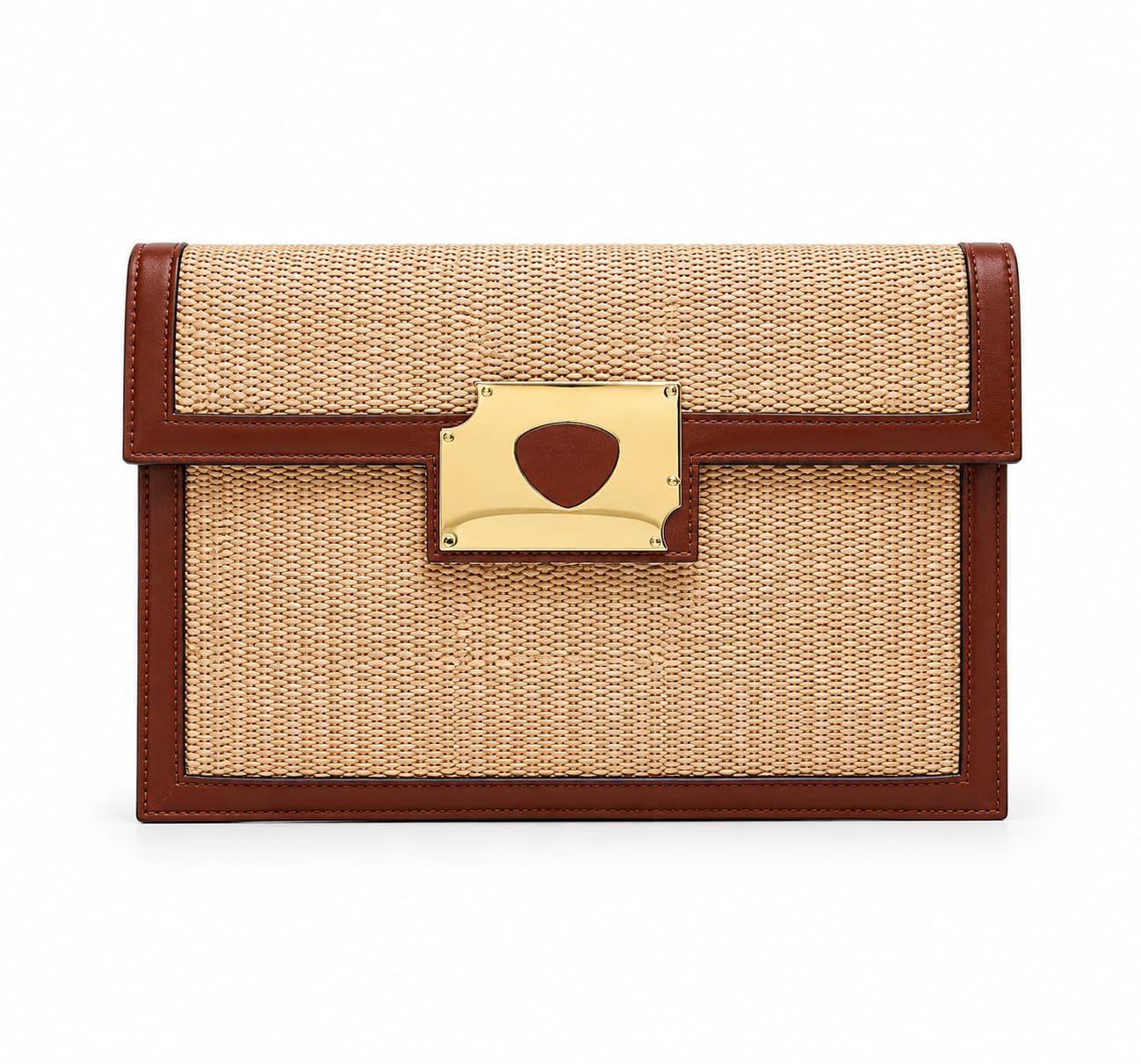 Aisha clutch Raffia