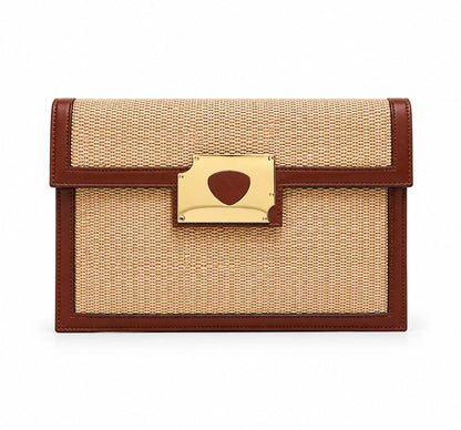 Aisha clutch Raffia