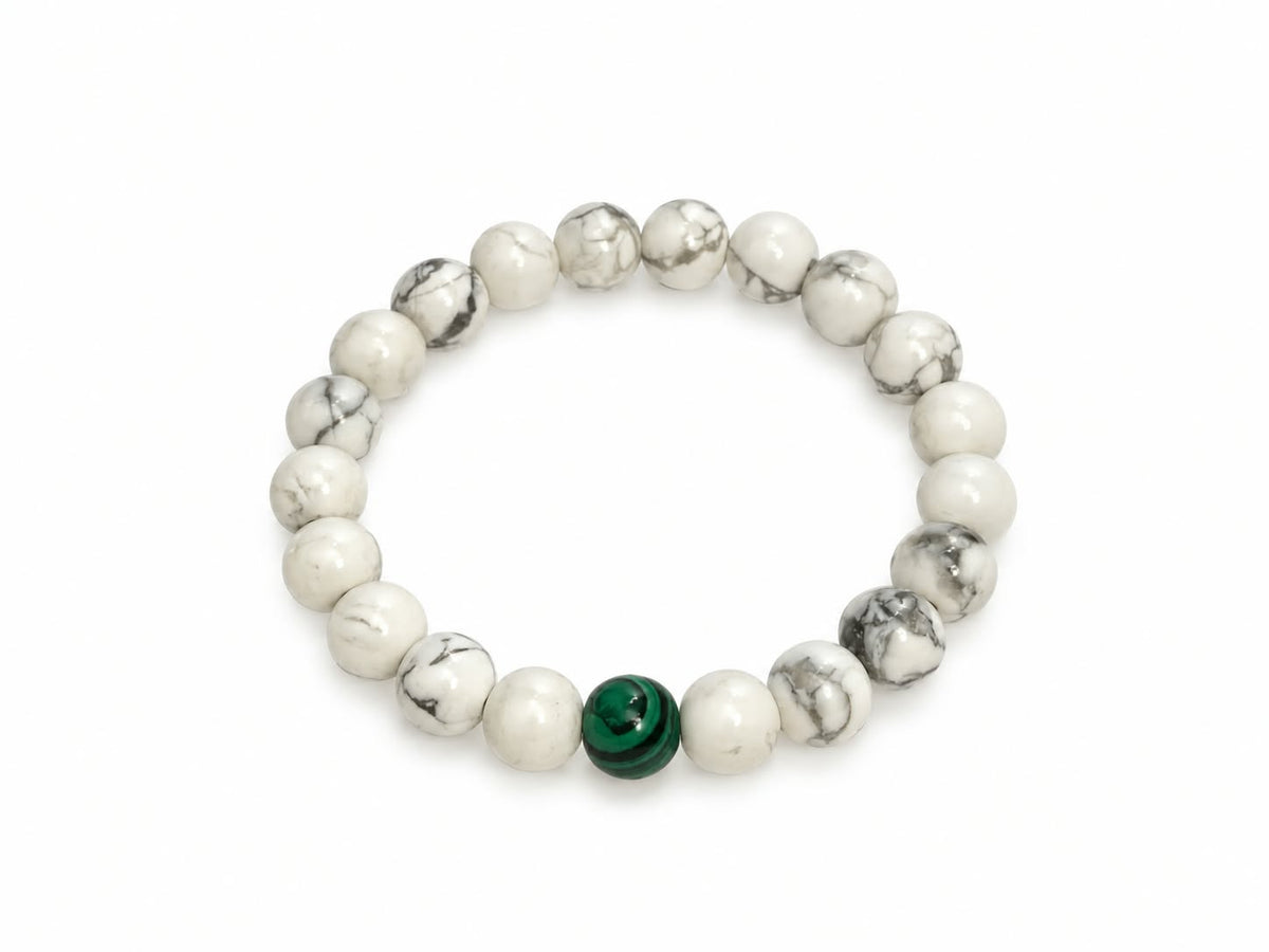 bracelet Malachite stone