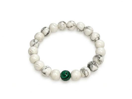 bracelet Malachite stone